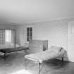 Interior view of Westhall House showing bedroom.