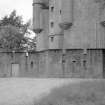 View of Braemar Castle showing curtain wall.