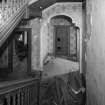 Interior, view of main staircase from south