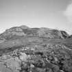 Eigg, An Sgurr, Fort. View of wall from W.
