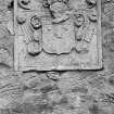 View of heraldic panel of the Tytler family, Woodhouselee.