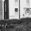 Detail of SE elevation and SW gable, Blair House, 8 High Street, Kirkcudbright, from SE.