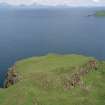 Eigg, Poll Duchaill, Fort. View from S.