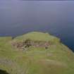 Eigg, Poll Duchaill, Fort. View from W.