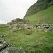 Eigg, Struidh, Ritual Enclosure. View of chamber entrance from SE.