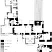 Castle of Mey: copy of GV006275 showing phased principal floor plans