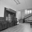 Royal Infirmary, Interior - view of lobby and entrance to Central Admissions Unit.