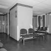 Royal Infirmary, Interior -  detail of waiting area.