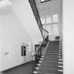 Interior, view of staircase.