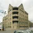 Corner elevation, Diabetics and out-patients dept.from south east.