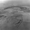 Oblique aerial view centred on the remains of Down Law fort.