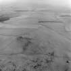 Oblique aerial view centred on the remains of Down Law fort.