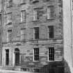 View of the front facade of 24-25 Buccleuch Place, Edinburgh seen from the north west.