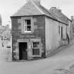 View of house and shop on High Street on corner of Brunton Street, Falkland.