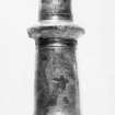 Traprain treasure - "a handle".From a photograph album of the Curle family, 1911-19.
