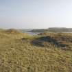 Eigg, Galmisdale. General view of cairns from NW.