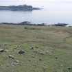 Eigg, Rubh' an Tangaird. View of structure from NW.