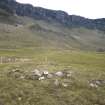 Eigg, Howlin, Hut-Circle. View of hut-circle from NW.