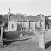 General view of Foulden Parish Church and churchyard from S.