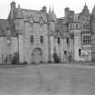 View of garden front of Duntreath Castle from N showing parts to be demolished and retained.