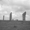 Stones of Stenness - general view of the monoliths.