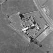 Oblique aerial view of Crossraguel Abbey.