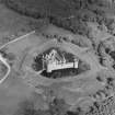 Oblique aerial view of Caerlaverock Castle.