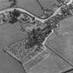 Oblique aerial view of Sweetheart Abbey.