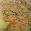 Oblique aerial view of the crofting township and field-system, taken from the WNW.