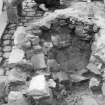 Craignethan Castle
Excavations 1984
Frame 13 - The kiln during excavation
