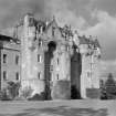 View of Fyvie Castle from south west.
