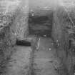 Excavation photograph : east baulks, looking east.