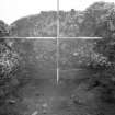 Excavation photograph showing Guardhouse, inner wall
