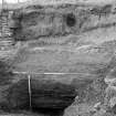 St Monance Saltworks
Excavations 1990-1996
Frame 4 - Trench 7: slot F1707 - from south
