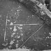 Edinburgh Castle, settlement. Excavation photograph showing area H - features appearing in the midden layer 330.