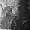 Edinburgh Castle, settlement. Excavation photograph: area H - cobbling on bedrock in N part of area, wall (?) 442 to N.