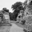 General view of the remains of St Dionysius' Church, Ayton.