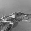 Oblique aerial view of Blackness Castle.