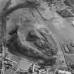 Oblique aerial view centred on the remains of Wester Craiglockhart Hill fort, Edinburgh.