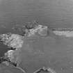 Oblique aerial view of the Broch of Mousa.