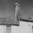Detail of chimney and roof of house in Haddfoot Wynd, Anstruther Easter.