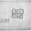 Villa for W Robertson.
Photographic copy of first floor plan.