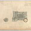 Photographic copy of plan of roof and tower.