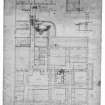 Douglas Hotel.
Photographic copy of drawing showing plan of ground floor and sections.