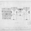 Photographic copy of roof plan.