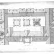 Photographic copy of plans.