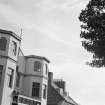 View of upper part of front facade of the Pavilion Cinema, High Street, Wick.