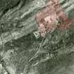 RAF aerial photograph of Auchindrain (106G/SCOT/UK 160, 21 Aug. 46, Image 4431) with outline of field-system