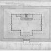 Photograhic copy of ground plan of Winter Garden
West Princes Street Gardens, sheet 2 of set of 9 drawings of proposed Winter Garden.
Unsigned. Pencil and colourwash. Scale 1":16'. Size 505 x 335.
