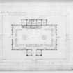 Photographic copy of ground plan.
West Princes Street Gardens, Sheet 2 of set of 3 drawings of alternative design for Winter Garden
Unsigned. Pencil and colourwash. Scale 1":16'. Size 490 x 330.